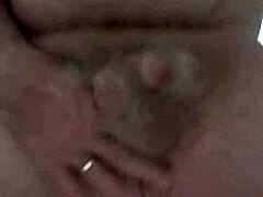 Holy shit! Rustyas1 pisses then strokes small cock solo