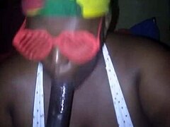 BBW Sloppy Blowjob Big Black Cock Monster Facial Cum Game