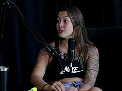 catch the dirtiest chat moments with damiana's wild putaria on porn cast brazil part 4 in sheer red