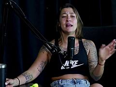 catch the dirtiest chat moments with damiana's wild putaria on porn cast brazil part 4 in sheer red