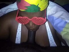 BBW Sloppy Blowjob Big Black Cock Monster Facial Cum Game