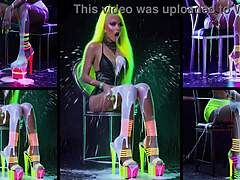 wanna see hot girls drenched in cum heels?