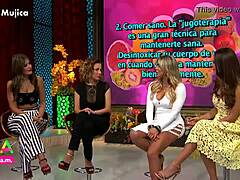 AYLIN MUJICA'S MARKED NIPS And Huge Ass In Minidress Upskirt!