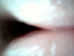 Endoscope films cumshot explosion from huge cock closeup sloppy