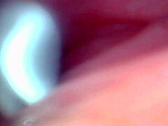 Endoscope films cumshot explosion from huge cock closeup sloppy