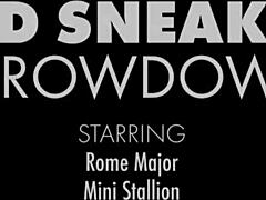 redhead milf in sneakers rides rome majors' thick monster cock cowgirl doggystyle