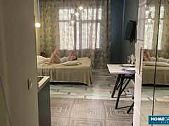 sara bork drilled hard then facial cumshot on slim body