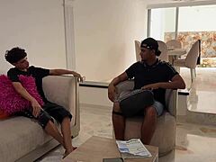 distracted cuck friend lets me pound his wife hard