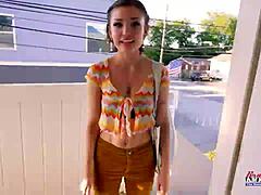 Short Haired Cutie Wendy Rims Ass And Sucks Juicy Dick To Milk Cum