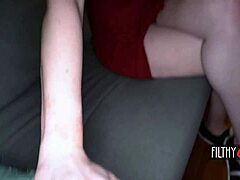 Nerdy redhead stepsister Aria Carson craves stepbrother's cock for deepthroat play