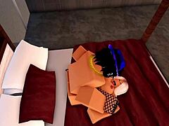 Blonde Roblox model Sophie returns for kinky fun with headless boss