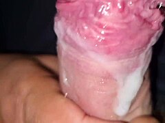 sexy italian guy strips t-shirt only huge cock closeup dirty talk intense cumshot asmr