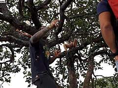 i shoved my COCK into the blonde and brunette atop the tree in the street WATCH the full xvideos red emi rippi video