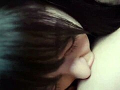 Wanna see this horny Japanese babe's nonstop sloppy blowjob creampie marathon?