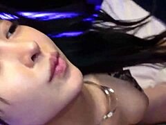 Wanna see this horny Japanese babe's nonstop sloppy blowjob creampie marathon?