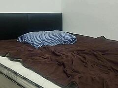 Sexy Stud Wakes With Rock Hard Big Monster Cock Ready For Solo Stroke Session