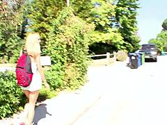 teen slut rides stranger's monster cock till juicy creampie