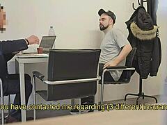 hey broker suck this monster cock first time!