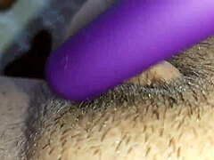 feel my hairy pussy drip as vibrator shakes my huge clit to orgasm