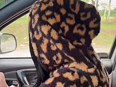 beautiful latina with big ass fucked hard in stranger's car