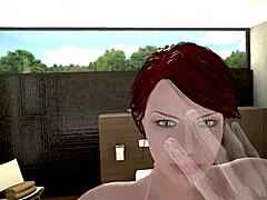 wanna join this redhead shower game?