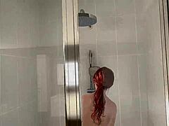 wanna join this redhead shower game?