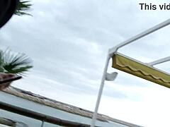 Cindy Sun's Tourist Ass Boldly Pounded Outdoors