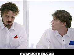 Big Tits Tattooed Milf Step Moms Swap Sons For Huge Cock Family Fucks