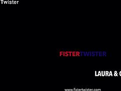 laura and cayla stretch czech pussies wide with fisting toys