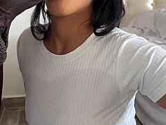 Amateur Couple Devours Huge Black Cock Dildo Deepthroat Style