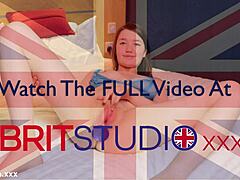 Chubby British Teen Inserts Buttplug Masturbates Orgasm