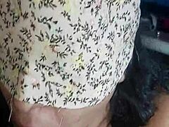Blindfold on now taste my throbbing cock surprise deep in your latina throat