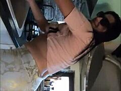 your stepmom's cheating right under his nose with her juicy ass shaking