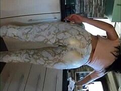 your stepmom's cheating right under his nose with her juicy ass shaking