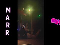 dakota marr teases hairy pussy pole dancing nebraska strip club