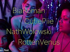 Hey girls, worship these feet while we tickle and wax your bound bodies!