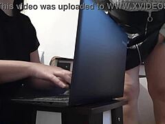 My Sexy Brunette Secretary In Miniskirt Drives Me Wild At Work