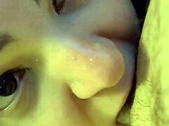 girl craves daddy's thick cock deep down her throat