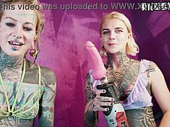 Cute Tattoo Girl Rides Fuckmachine Anal Until Explosive Squirting Orgasm