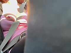 Italian Milf Artemisia Love Flashes Big Nipples On Car Ride
