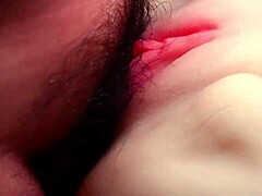 Double penetration stuffs my dick deep in shaved fuck doll pussy!