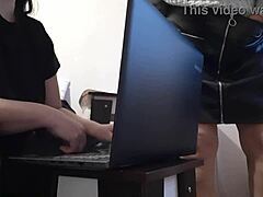 My Sexy Brunette Secretary In Miniskirt Drives Me Wild At Work