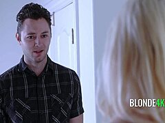 step bro's car wrecked, now he gets free use of my tight teen ass