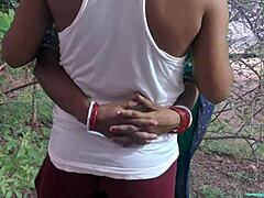 Desi santhali bhabhi outdoor hairy fuck big clit 😏🍑