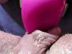 watch this big clit throb to intense pussy orgasm closeup
