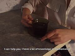 classmate visits student but ends up deepthroating monster cock