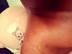 Baby Kitten Teases In POV Bent Over Black Cock