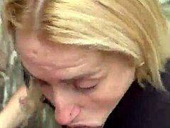 Blonde Craves Deepthroat Cock Sucking Till Cum Swallowed