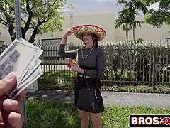 wanna join brunette latina on bang bus for screaming group fuck