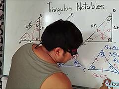 Four Erotic Trig Students' Bedroom Nerdy Japanese Brazilian Fuck Fest!